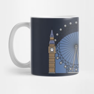 London Cartoon Illustration Mug